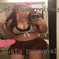 Busty personal customer service